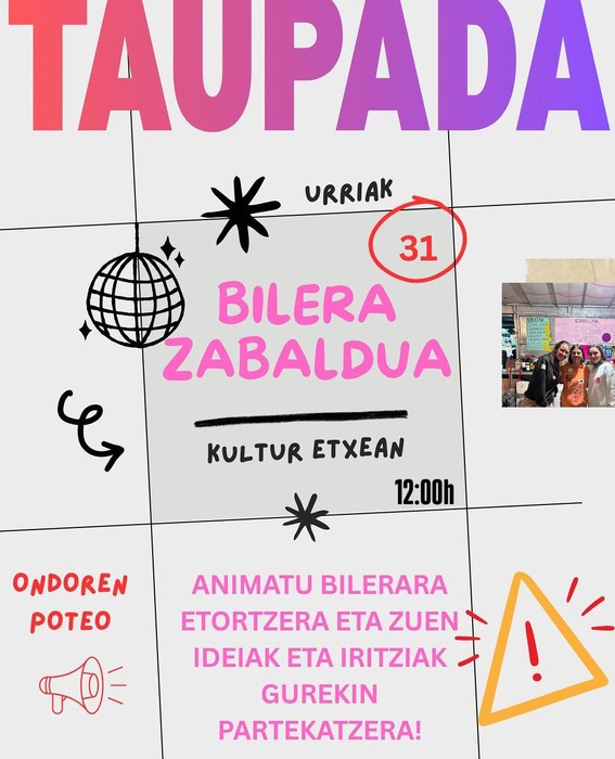 Taupada elkartearen bilera