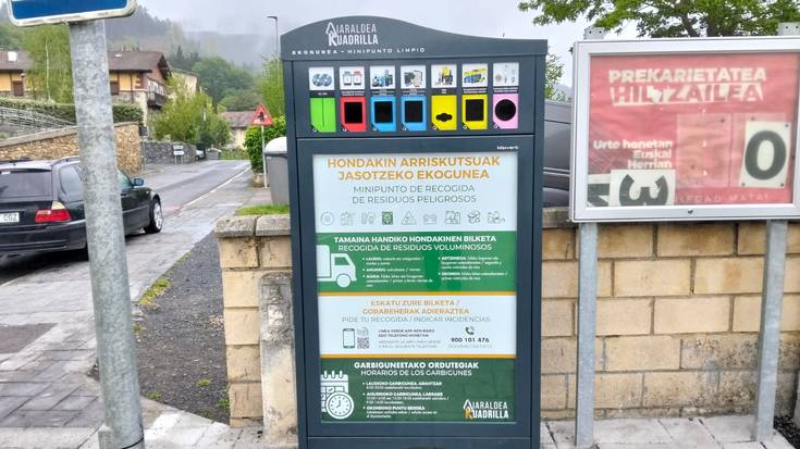 Aiaraldeko Kuadrillak bere minipuntu garbien–ekoguneen sarea berritu eta indartu du
