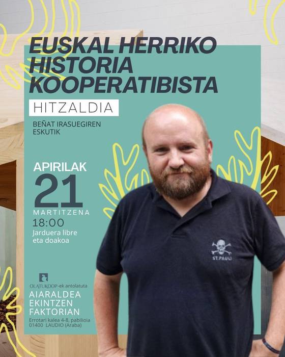 Hitzaldia: 'Euskal Herriko Historia Kooperatibista'