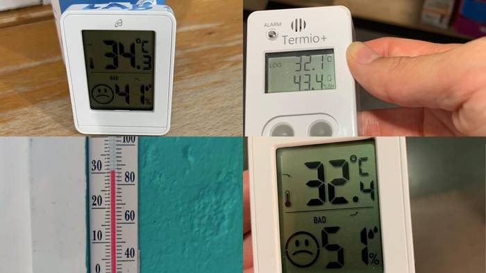 Laudio eta Amurrioko adinekoen egoitzetan 32-34 gradu artean erregistratu dituztela salatu dute