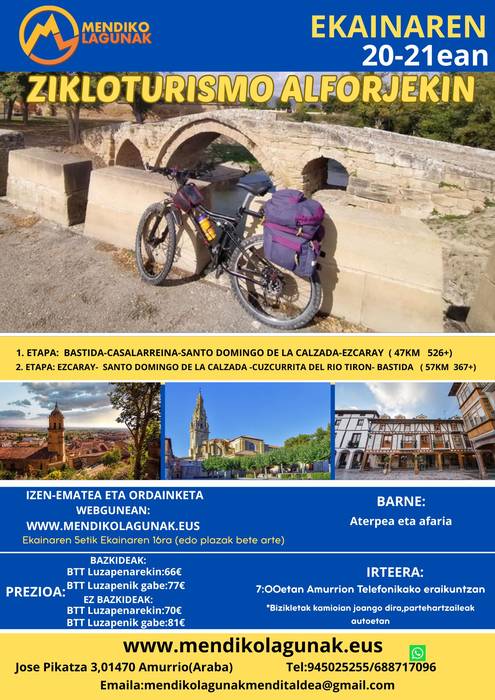 Zikloturismoa alforjekin