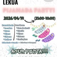 Gazteentzako "pijamada party"