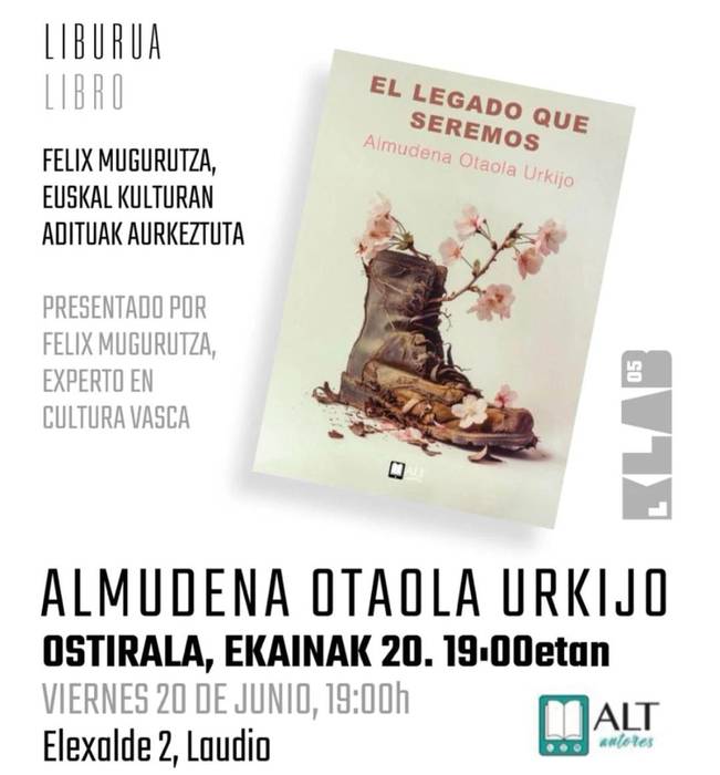 Almudena Otaola Urkijoren liburuaren aurkezpena