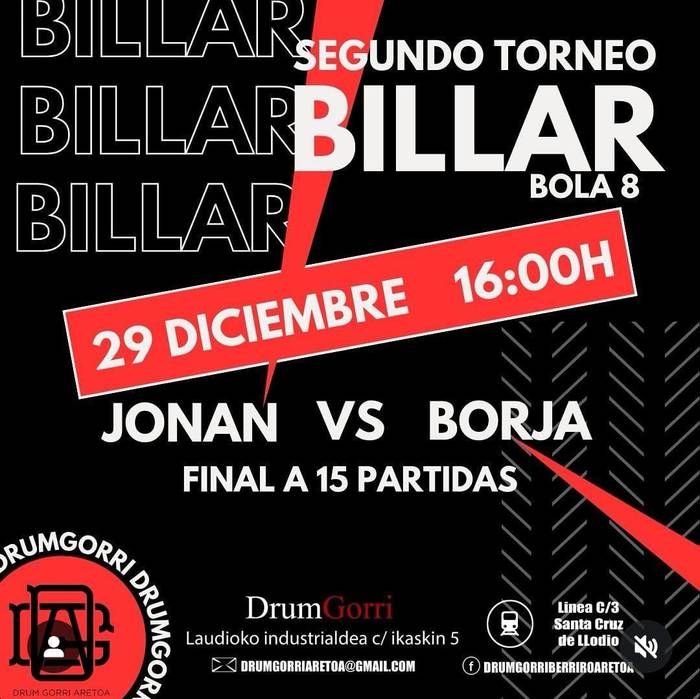 Billar torneoaren finala