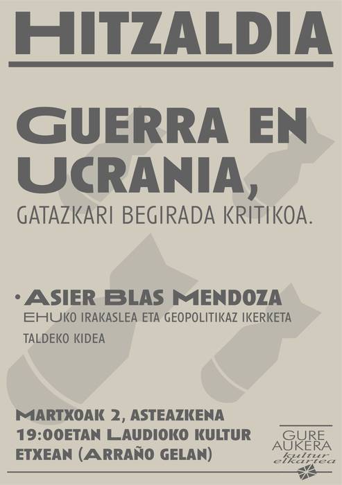 Gerra Ukranian, gatazkari begirada kritikoa