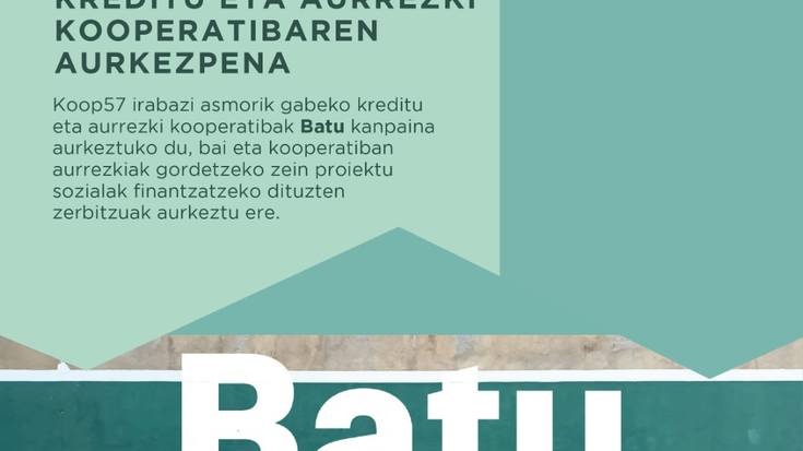 Koop57: kreditu eta aurrezki kooperatibaren aurkezpena