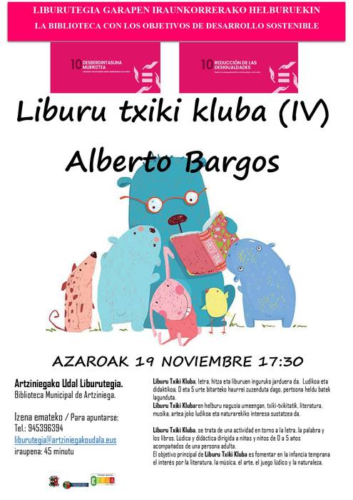 Liburu txiki kluba Alberto Bargosekin