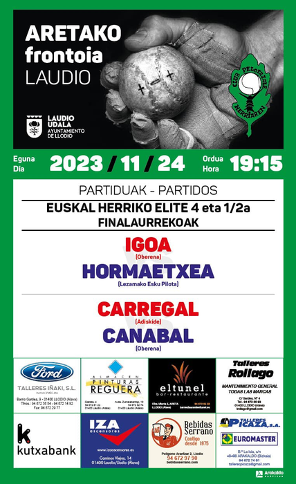 Euskal Herriko 4 1/2ko Elite finalaurreak