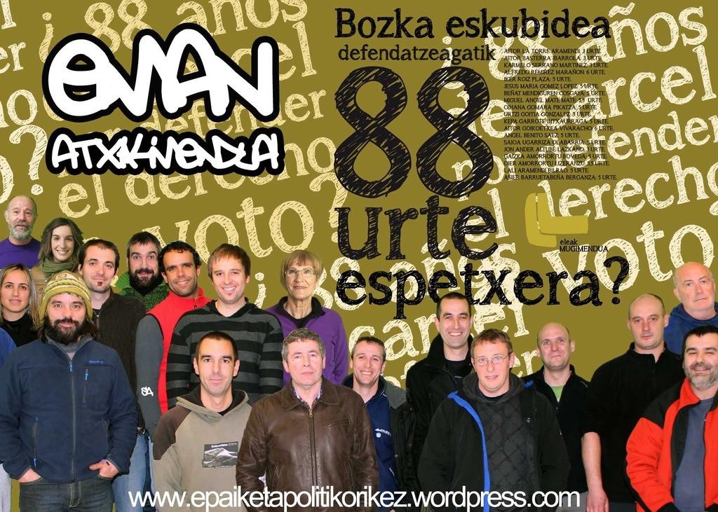 Atxikimendu bilketa hasi dute Auzitegi Nazionalean epaituko dituzten 19 herritarrek