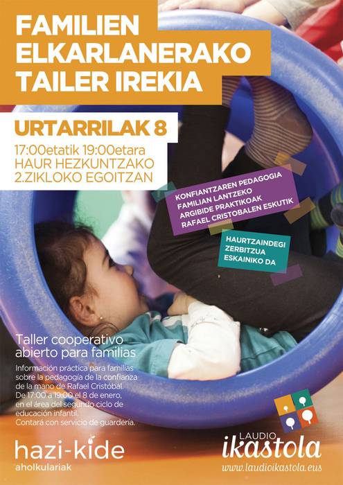 Familien elkarlanerako tailer irekia
