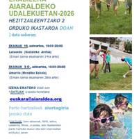 Ikastaroa: Nola sozializatu euskararen erabilera Aiaraldeko udalekuetan