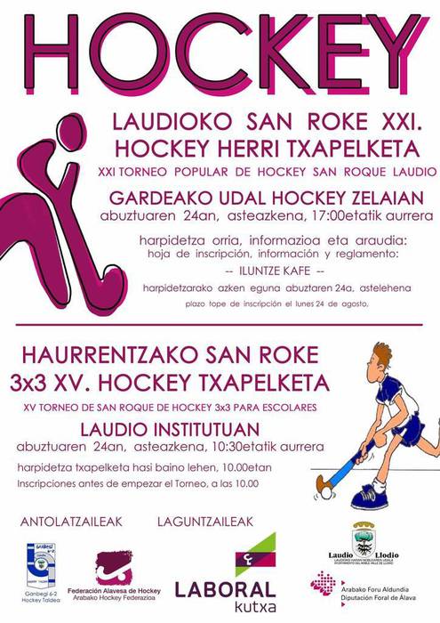 Haurrentzako San Roke 3x3 XV. Hockey txapelketa