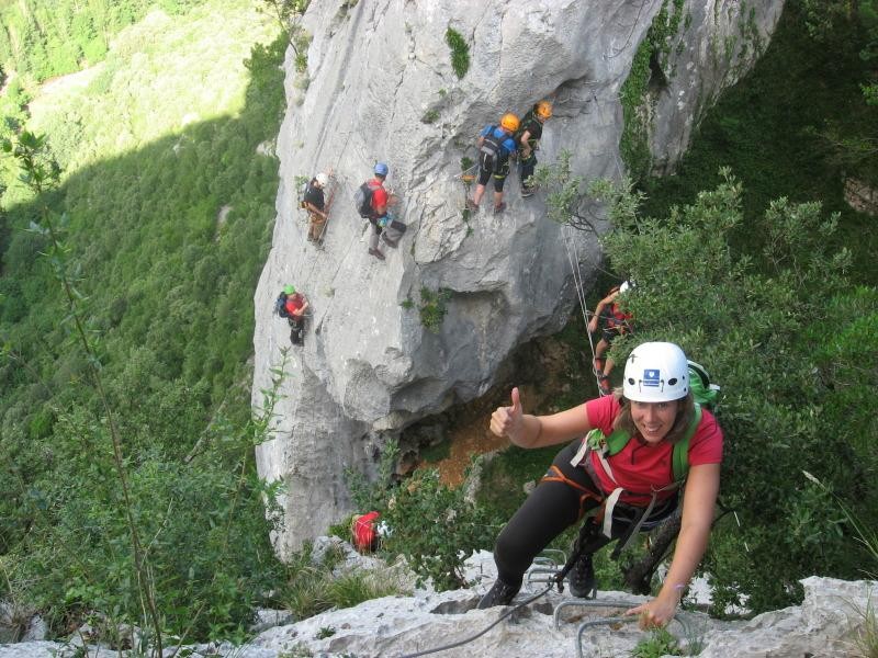 Berbalagunak Ramaleseko ferrata bidera