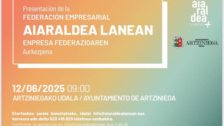 Aiaraldea Lanean enpresa federazioaren aurkezpena