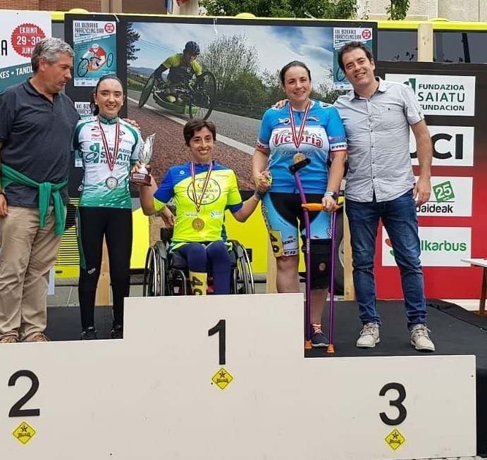 Ione Basterrak 2. postua eskuratu zuen Paracycling Bizkaiko Biran eta asteburuan Alemanian lehiatuko da