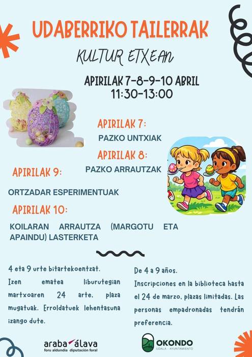 Udaberriko tailerrak: Koilaran arrautza eramaten lasterketa