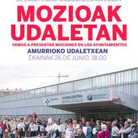 "Osasun sistema publiko eta duinaren aldeko mozioa" Amurrioko Udalean