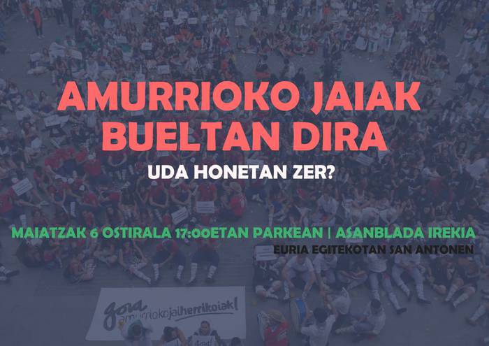 Amurrioko Jaiak bueltan dira