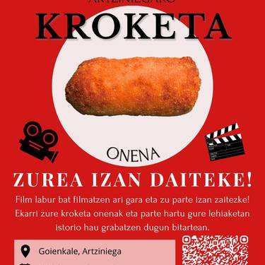Kroketa lehiaketa eta film laburraren grabaketa