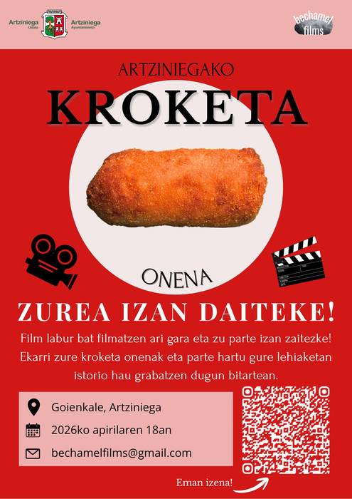 Kroketa lehiaketa eta film laburraren grabaketa