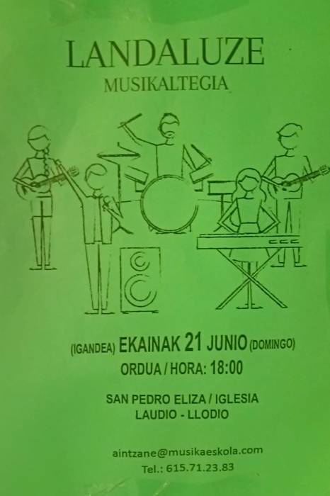 Landaluze Musikaltegiaren emanaldia