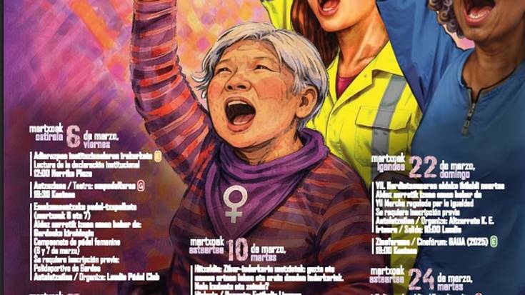 Laudiok Emakumeen Nazioarteko Eguna aldarrikatuko du martxoan zehar hainbat ekintzekin