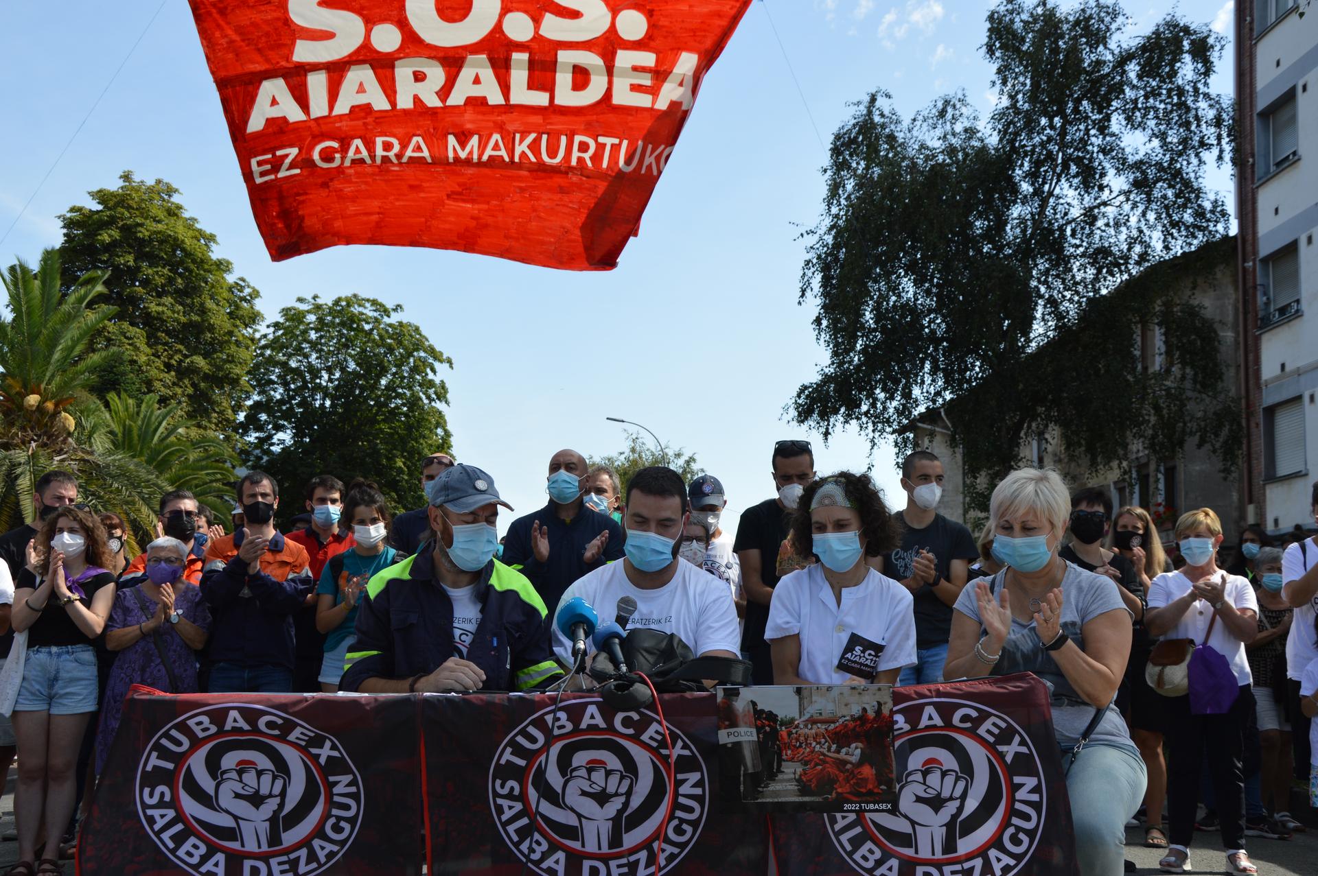 Heltzen hasi diren isunei ere egingo die aurre Tubacexeko grebalarien erresistentzia kutxak