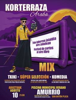 Korterrazaren filma laburren proiekzioa