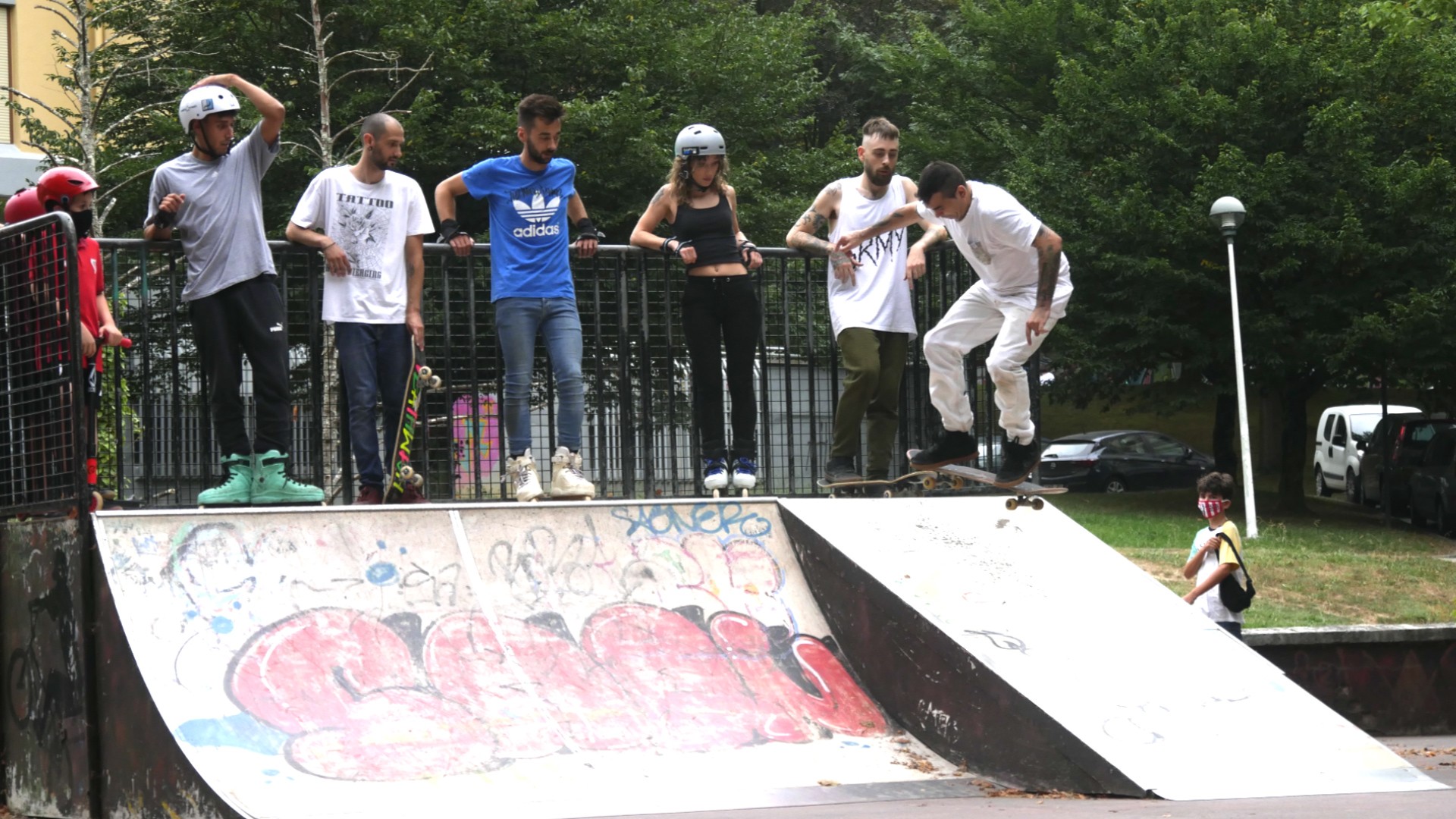 Laudioko patinatzaileak udalak proposatu dien skateparkaren aurka agertu dira