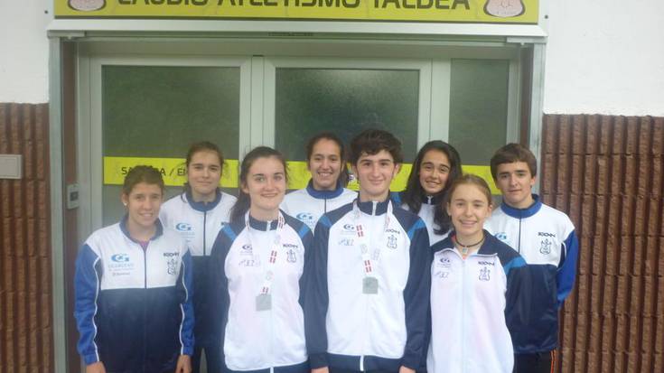 Laudioko Atletismo Kluba oso pozik Euskadiko txapelketan lortutako emaitzekin
