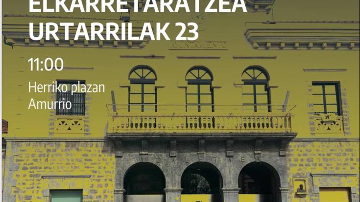 Amurrioko udal langileak urte bat borrokan