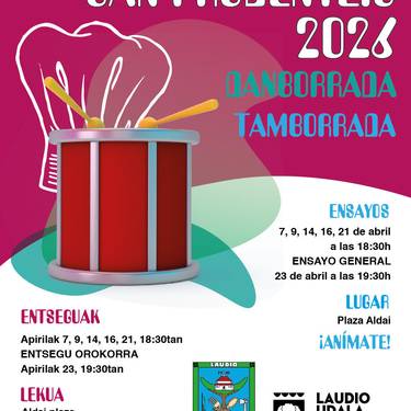 Laudioko danborradarako entsegua