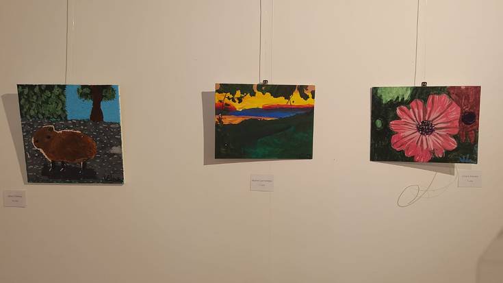 Orozkoko haurren margolanak, museoan ikusgai