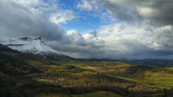 Gorobel, drone irudi bidez
