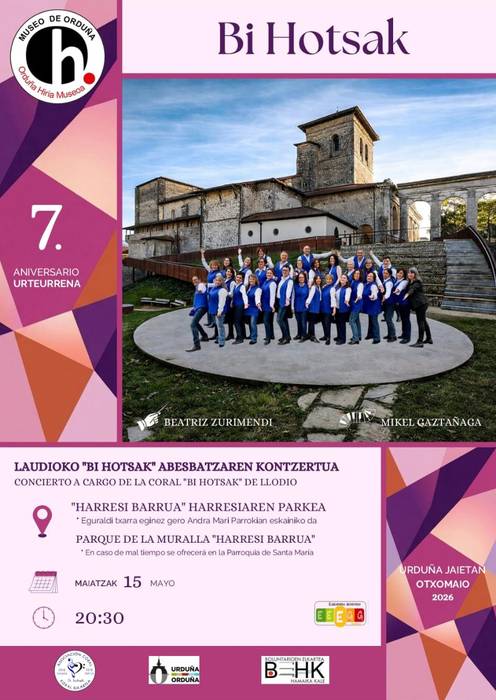 Orduña Hiria Museoaren 7. urteurren kontzertua