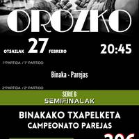 Binakako Serie B Txapelketako Finalerdiak