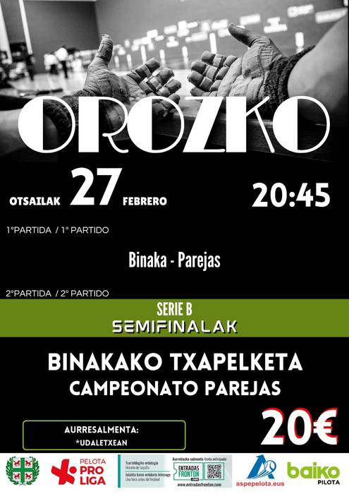 Binakako Serie B Txapelketako Finalerdiak