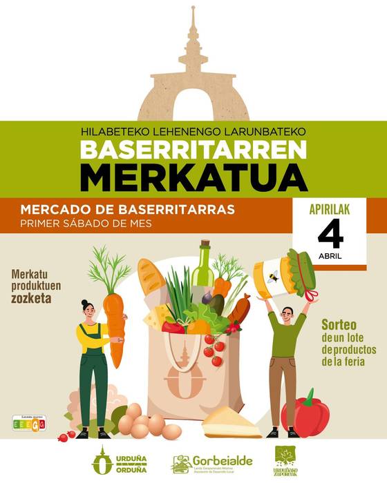 Hilabeteko lehen larunbateko baserritarren merkatua