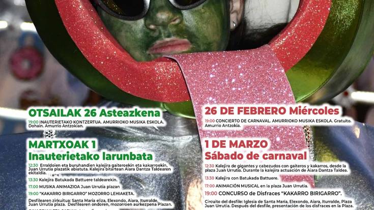 Inauterietako asteartea Amurrion