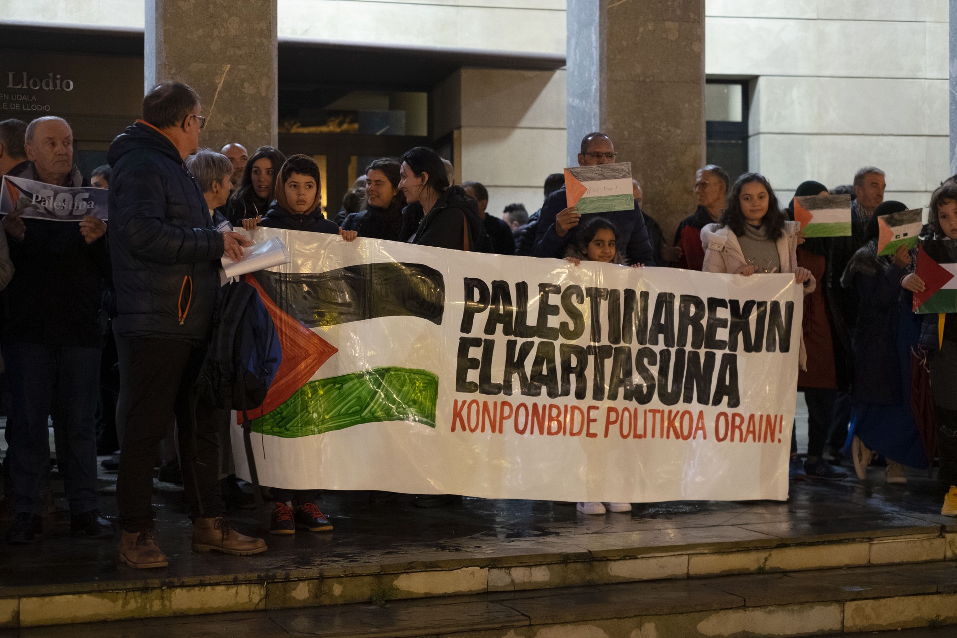 Hilaren 24an Laudiok Palestinako biktimak omenduko ditu Herriko Plazan egingo den ekitaldi batekin