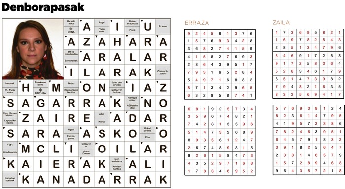 Aiaraldea Hemen hamabostekariaren 90. zenbakiko DENBORAPASEN EMAITZAK