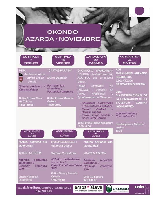 Indarkeria matxistaren aurkako elkarretaratzea Okondon