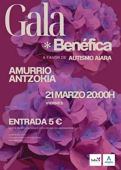 Autismo Aiaraldearen aldeko elkartasun gala