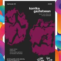 Korrikari itxaroteko egitaraua Gurdi gaztetxean