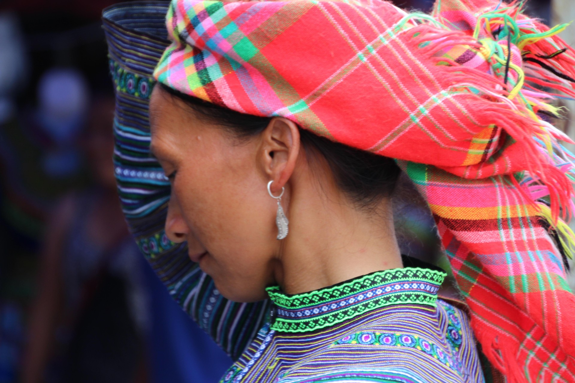 Bac Ha merkatuko emakumea