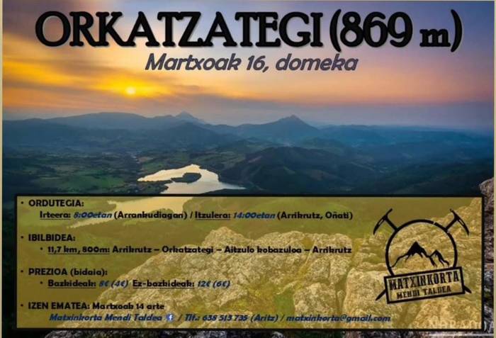 Orkatzategi mendira irteera (Bertan behera)