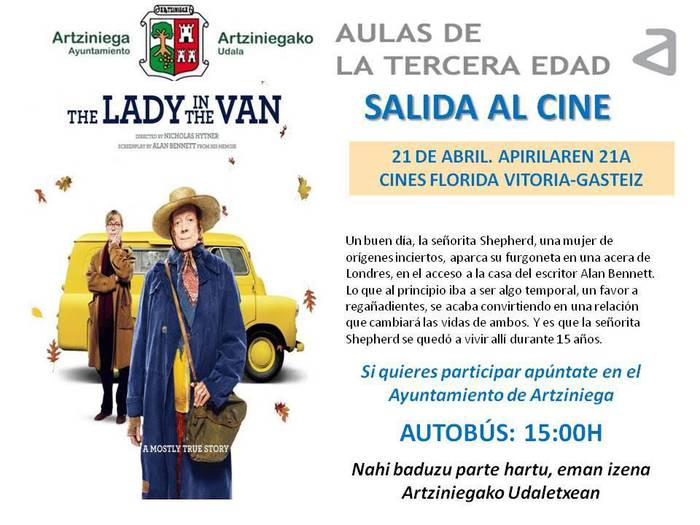 The Lady in the van, zinema irteera