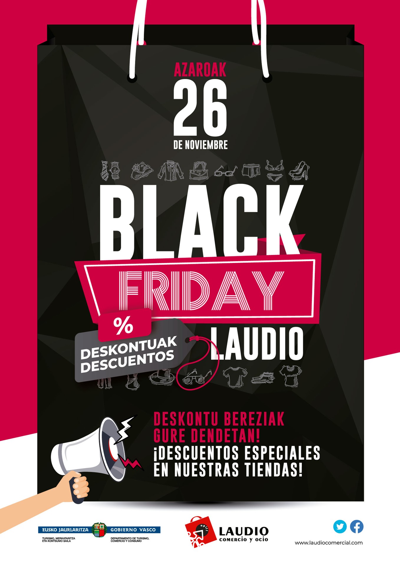 Ostiralean, azaroak 26, Black Friday Laudion!