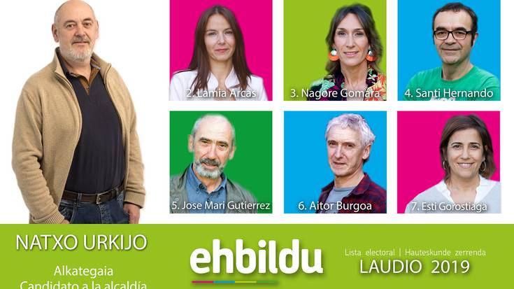Udal hauteskundeetarako zerrenda aurkeztu du Laudioko EH Bilduk