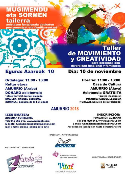 Mugimendu eta sormen tailerra